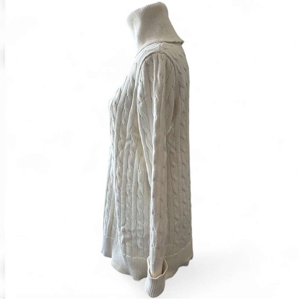 Cream Cable Knit Sweater - Picture 4 of 7